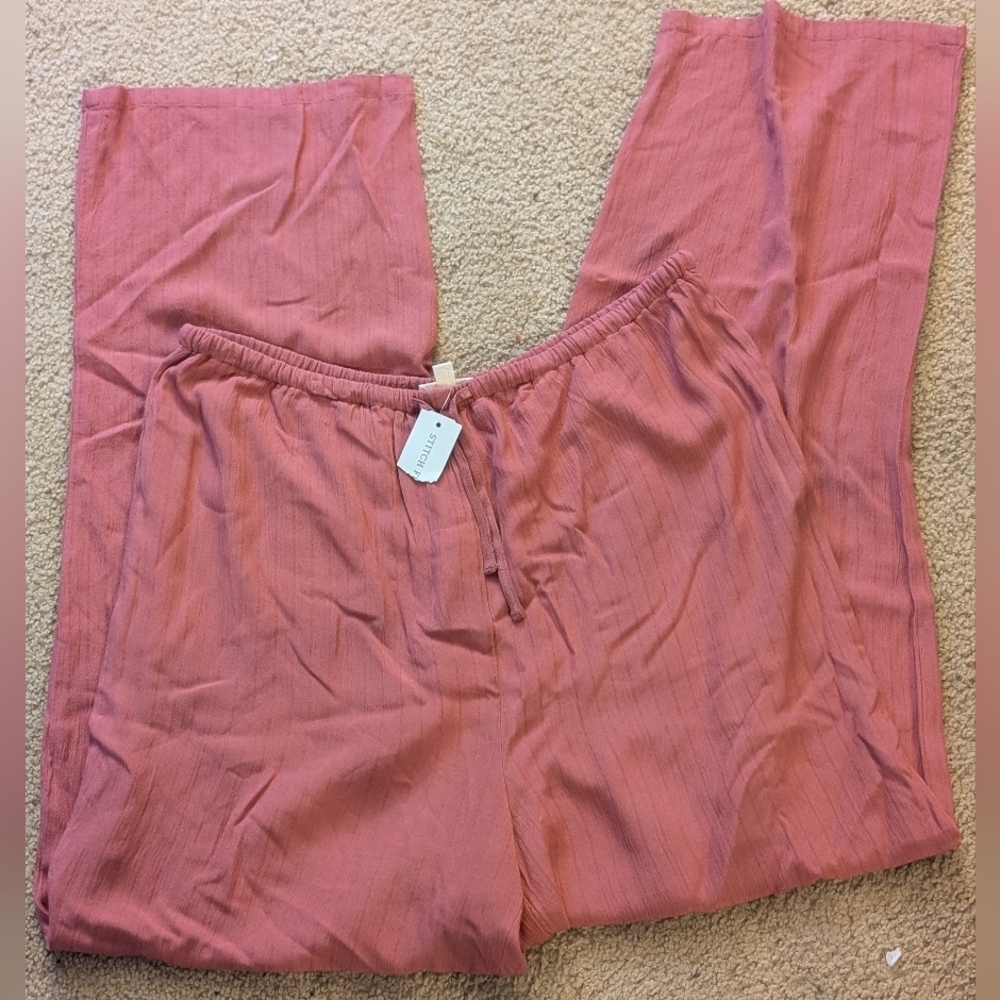 New With Tags Dizzy Lizzy Stitch Fix Pink Pull On Pants Size Medium